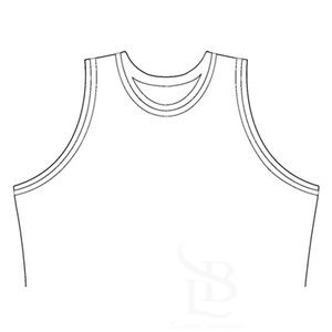 Maillots de basket-ball sur mesure pour hommes, maillot de basket-ball uni, vêtements de sport, polyester, chemises unisexes, service OEM, maillot de basket-ball - Product Image 6