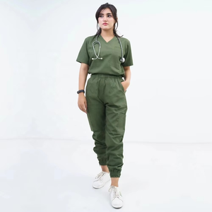 2025, superventas, vestido Formal de oficina para mujer, verano, estampado de satén, Carrera y quirófano, ropa de trabajo, trajes de médico y enfermera - Product Image 6