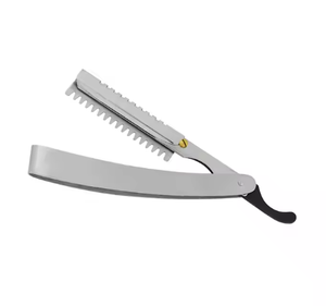 มีดโกนหนวดใบมีดสแตนเลสด้ามจับมีดโกนหนวดใบมีดเดี่ยวใบมีดสแตนเลส - Product Image 5