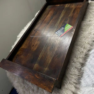 Plateau de service en bois d'acacia pour le petit déjeuner, la cuisine et le salon Plateau décoratif élégant par Falak World Export - Product Image 4