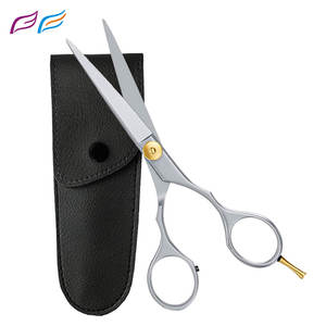 Tijeras profesionales de corte de pelo de acero inoxidable logotipo personalizado con punta de hoja afilada y bolsa protectora - Product Image 6