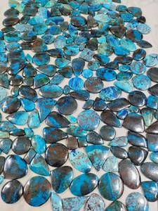 Chrysocola-GEMA suelta para joyería, el mejor grado, lote a granel para anillo de plata, cabujón suelto, venta al por mayor - Product Image 3