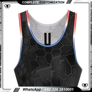 Jeunes garçons femmes maillots de lutte personnalisés uniformes acheter des maillots de lutte Singlet lutte femmes lutte unique - Product Image 5