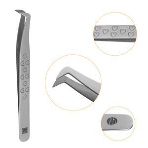 Pinzas para Pestañas Stahlmann Pro Profesionales de Alta Calidad con Logotipo Personalizado, Acero Inoxidable, Lisas y Dentadas, Finas, Duraderas, Agarre Perfecto - Product Image 4