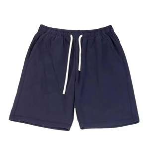Shorts de sport pour homme en molleton de coton, écologiques, motif uni, fitness, entraînement sportif, course à pied - Product Image 2