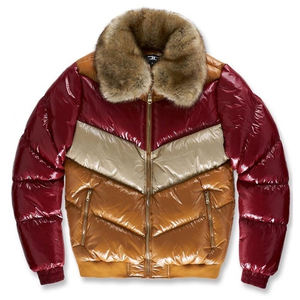 Bomber matelassée en duvet pour hommes, veste matelassée avec logo personnalisé de haute qualité Vestes à bulles - Product Image 1