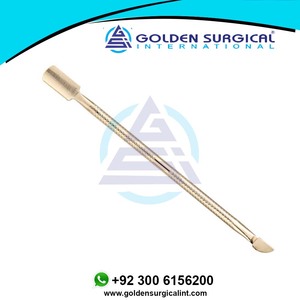 Empujador de Cutículas de Acero Inoxidable, Tamaño Pequeño, Color Dorado, Removedor de Piel Muerta, Herramienta de Manicura para Arte de Uñas, Venta al por Mayor - Product Image 5