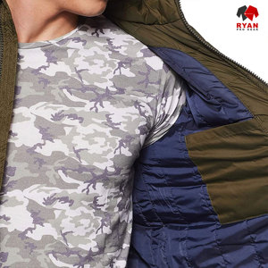 Chaleco Acolchado Impermeable Personalizado Ryan Pro Gear para Hombre con Tela de Lana Peinada, Transpirable y Antipilling, Opciones de Logotipo OEM - Product Image 6