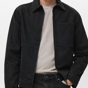 Service OEM Veste en jean pour homme de qualité supérieure Vestes en jean chaudes et élégantes avec logo personnalisé/taille Vestes en jean - Product Image 3