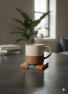 Posavasos de Lujo Cuadrados de Nogal con Resina Epoxi de Primera Calidad, Muy Solicitados, Ecológicos, Duraderos, Resistentes al Calor, No Tóxicos, 8 mm de Grosor, Tamaño Personalizado - Product Image 6