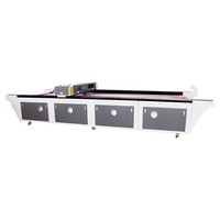 Machine de découpe laser CO2 industrielle automatique pour tissus 1600x2600mm 150W à refroidissement par eau S&A5200 avec support AI/LAS pour bois et cristal