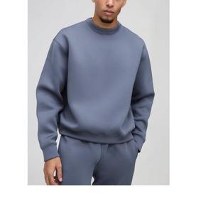 Vente chaude sweat à manches longues couleur unie décontracté hommes sweats personnalisés quantité minimale de commande orienté vers l'exportation sweat-shirt pour hommes de BD - Product Image 3