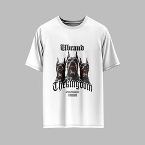 เสื้อยืดผู้ชายคุณภาพดี 100% ผ้าฝ้าย ทรงทางการ คอกลม แขนสั้น ระบายอากาศได้ดี ทรงหลวม สั่งทำได้ ไม่มีลาย - Product Image 3