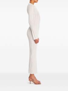 Maxi Vestido de satén con escote en V, cintura Natural, vestido Formal de fiesta para bodas, graduación, reuniones, bordado de lentejuelas antiestático - Product Image 6