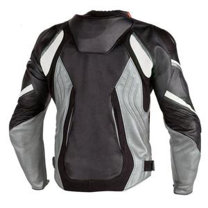 Motorcycle <b>Jacket</b> for Men Textile Motorbike <b>Jacket</b> Racing <b>Biker</b> Riding <b>Jacket</b> in <b>White</b> Liner - Product Image 2