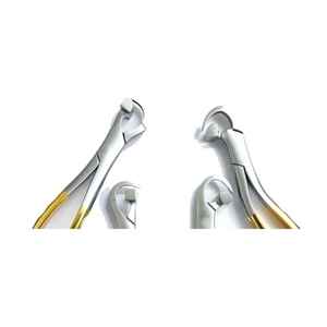 Fórceps de extracción dental manual Medicab Color plateado y dorado Acero inoxidable Reutilizable de alta calidad con garantía de 5 años - Product Image 6