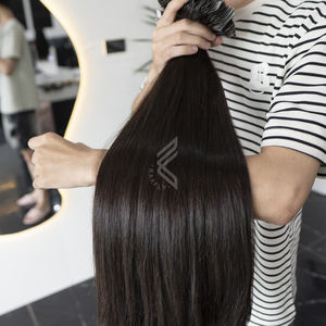 Extensiones de cabello humano de proveedor de cabello virgen vietnamita crudo de 40 pulgadas asiático para el mercado canadiense - Product Image 2