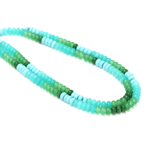 Hermosas Cuentas de Cuarzo Multicolores en Forma de Rondelle Lisa, Cuentas de Piedras Preciosas de Cuarzo Mixtas de 7-8 mm, Cuentas de Calidad AAA, para Manualidades - Product Image 4