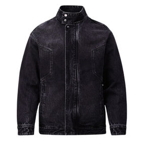 Chaqueta Vaquera Personalizada de Excelente Calidad, Chaqueta Duradera de Moda Casual Urbana Clásica Vintage de Alta Calidad - Product Image 1