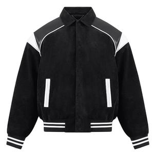 Wholesale Custom Logo Embroidery Baseball Jacket Sports Loose BOXY VARSITY JACKET for Men 2026 - Product Image 4