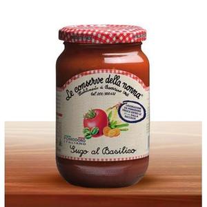 Conserve Della Nonna 350g X 12 piezas Salsa Premium de Tomate y Albahaca - Product Image 1
