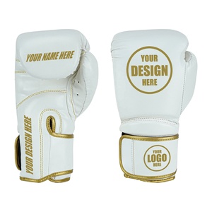 ถุงมือมวยหนังวัวกันน้ำสำหรับการฝึกอบรมผู้ผลิต - Product Image 1