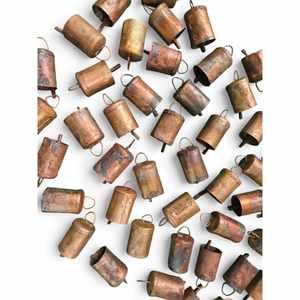 Lot en gros de clochettes en fer recyclé de 2,5 pouces de hauteur, finition antique rustique, son fort, autres articles d'artisanat - Product Image 2