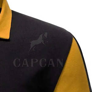 Polos tendance bicolores pour hommes avec logo personnalisé Polo personnalisé fabriqué au Pakistan à vendre - Product Image 5