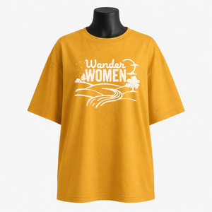 Camiseta Oversize Personalizada para Mujer, de Algodón, Estilo Casual Holgado, Streetwear, con Estampado Gráfico, Manga Corta, Top de Verano - Product Image 1