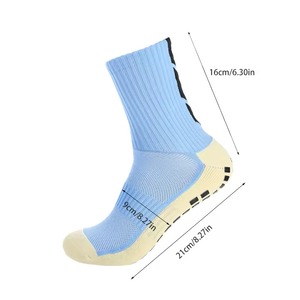 High Quality 70% Acrylic 25% Polyester 5% Spandex Unisex Anti Slip Grip Pad Mid Crew Football Soccer Training Athletic <b>Socks</b> - Product Image 6