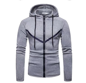 Sudadera con capucha y cremallera para hombre, estilo boxy, 100% algodón, oversize, informal, personalizable, de lujo. - Product Image 2