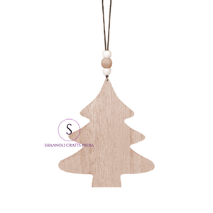 Árbol de Navidad personalizado y decoración en forma de corazón Etiqueta de regalo de Navidad de madera Etiquetas de regalo de diseñador personalizadas para fiesta de año nuevo - Product Image 1