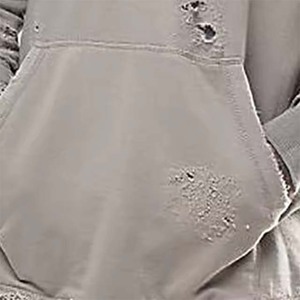 Sweat à capuche unisexe pour homme de haute qualité, sur mesure, en coton 100% écologique, coupe ajustée, délavé à l'acide, brodé, imprimé effet soleil délavé, pour l'hiver - Product Image 4