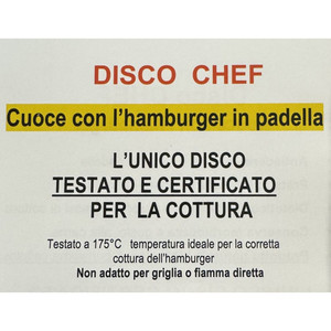 Moules à hamburger en cellophane 1 kg Disc Chef 10 cm de diamètre Matière plastique - Product Image 4