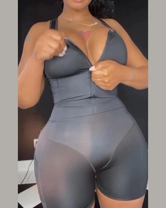 Body Zipper <span class=keywords><strong>Faja</strong></span> <span class=keywords><strong>Romper</strong></span> Avec Poches - Product Image 5