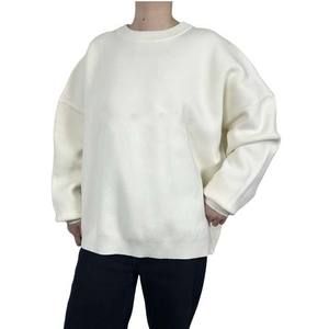 Pull à col rond personnalisé pour hommes, pull-over en jacquard d'hiver, tricots avec logo imprimé et anti-rétrécissement, pull-over pour femmes de grande taille - Product Image 2