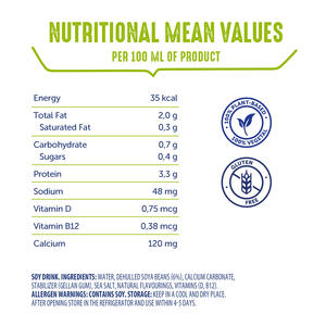 Boisson végétale à base de soja OraSi Barista 0,5 litre 12 unités Durée de conservation de 360 jours - Product Image 2