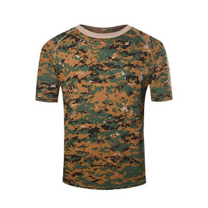 เสื้อยืดลายพรางผ้าฝ้ายสำหรับผู้ชาย, เสื้อยืดยุทธวิธีกำหนดเองได้100% แขนสั้นใส่สบายฤดูร้อน - Product Image 1