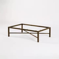 Pieds de table modernes de luxe en fonte dorée pour tables de salle à manger, de café, d'hôpital, d'hôtel, de bureau - Utilisation en appartement, atelier, salon