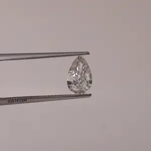 1.00 Carat Pear Cut Natural Diamond / White Natural Loose Stone Diamond For Exquisite Fine Jewelry Making