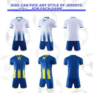 Ropa de fútbol de secado rápido para hombre, kit de fútbol, camiseta de entrenamiento de tela de sublimación transpirable para niños - Product Image 3