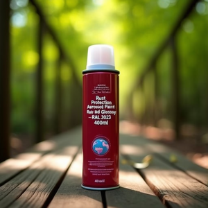 Pintura en Aerosol para Protección Contra la Oxidación - Rojo Rubí Brillante RAL 3003, Lata de Aerosol de 400 ml - Product Image 3