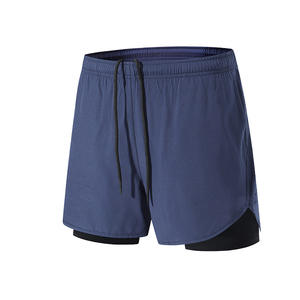 Pantalones cortos deportivos personalizados para correr para hombre con bolsillo lateral, pantalones cortos informales de verano para hombre, con cordón DDP, envío - Product Image 2