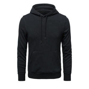 Sudadera con Capucha de Alta Calidad con Cierre y Estampado Sólido para Hombre, Sudaderas Personalizadas 100% Algodón, Gruesas y de Lujo - Product Image 1