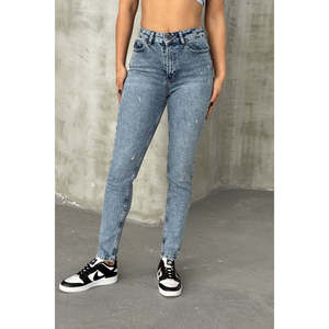 <span class=keywords><strong>Jeans</strong></span> in denim Lycra Click 7036 - Blu chiaro e Tintli - Product Image 6