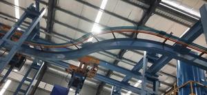 Chariot de grue électrique pour atelier, usine, manutention de matériaux, type de courbure lourde, pont roulant à poutre en I, industriel, réglable, neuf - Product Image 2