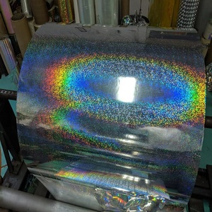 ฟิล์มโฮโลแกรมเมทัลลิกแบบม้วน PET BOPP สำหรับเคลือบความร้อน ขายดีที่สุด - Product Image 2