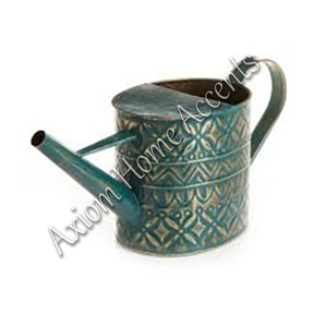 Axiom Home Accents Arrosoir artisanal argenté de style moderne élégant en métal pour plantes d'intérieur - Product Image 3