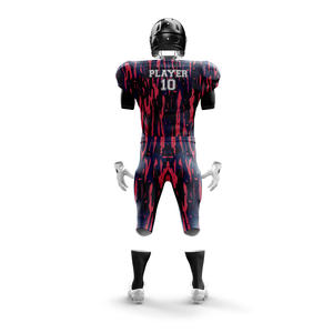 Gran oferta, conjunto de camisetas de fútbol americano con logotipo personalizado, uniformes transpirables, uniformes de manga corta de talla grande para niños - Product Image 3