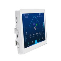Contrôleur de ventilation d'air frais intelligent 7 pouces WiFi RS485 Modbus pour maisons ERV HRV et bâtiments commerciaux